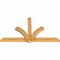 Ekena Millwork Redmond Rough Sawn Timber Gable Bracket, Western Red Cedar, 96"W x 56"H x 4"D x 6"F, 14/12 Pitch GBW096X56X0406RED00RWR - alternate 3